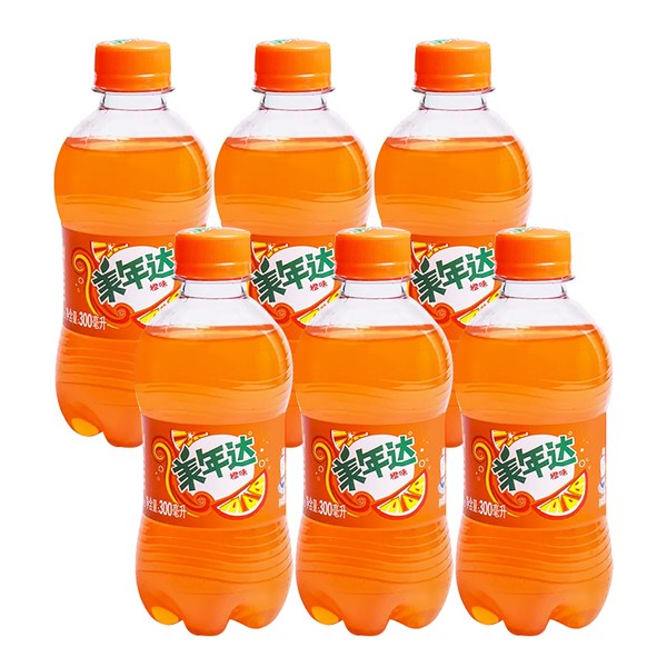 美汁源果粒橙 300ml×6瓶